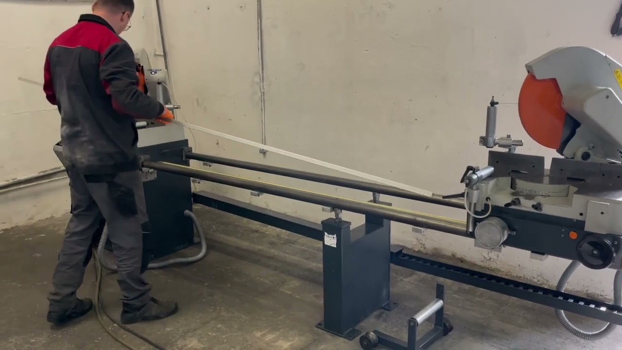 Double mitre saw elumatec DG 79 + E 255