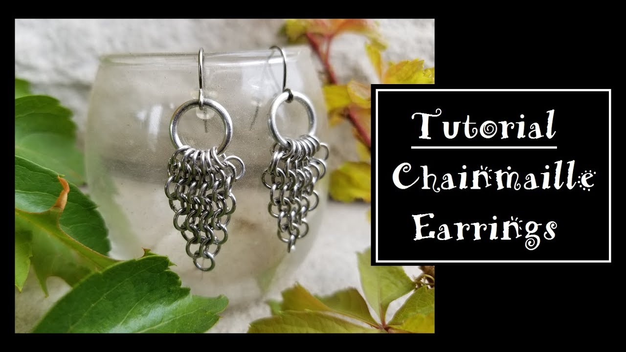 DIY Chainmail Earrings