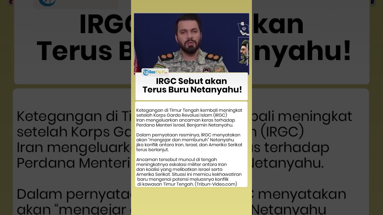 IRGC Bersumpah Buru Benjamin Netanyahu, Israel Siapkan Rp14 T untuk Tangkis Serangan Iran!