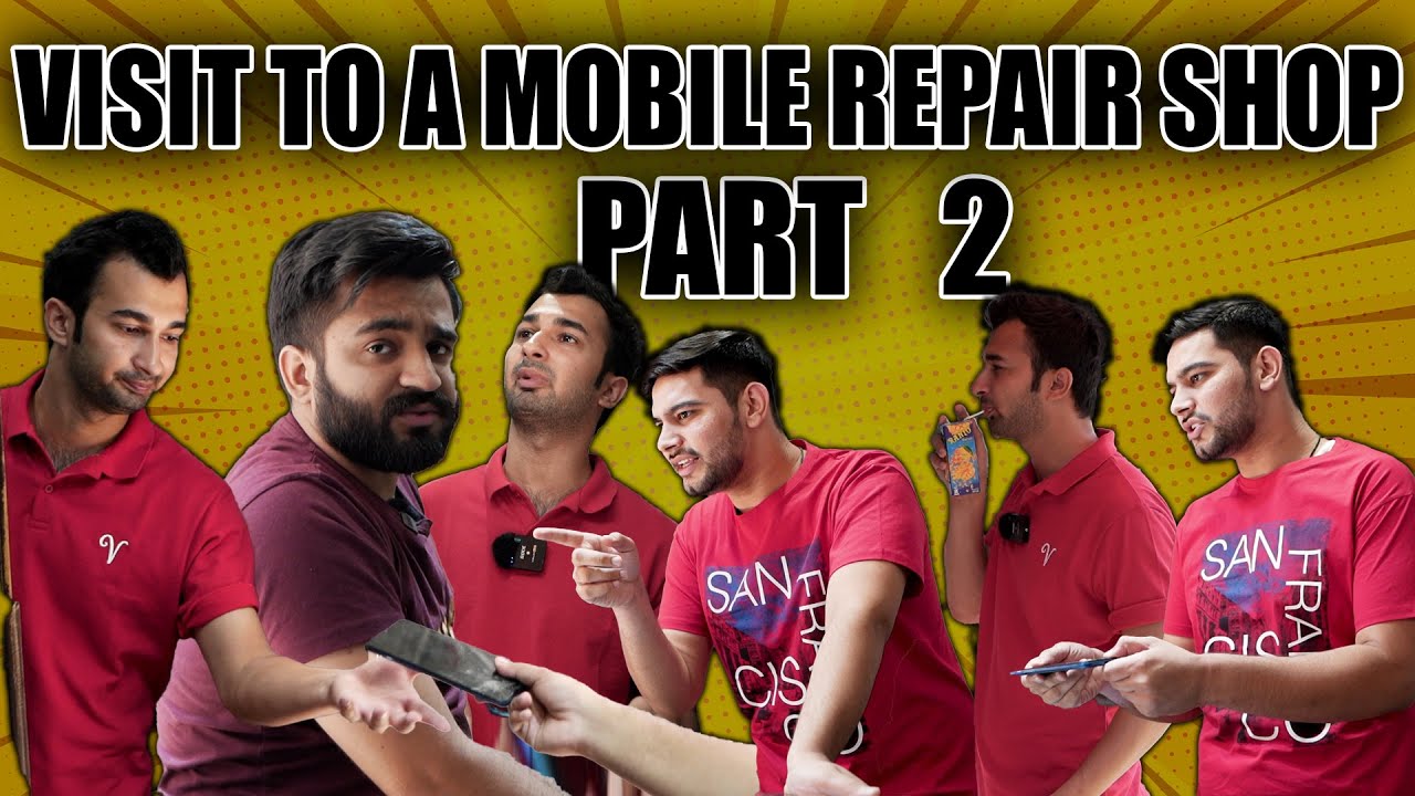 A Visit to a Mobile Repair Shop Pt 2 | DablewTee | Funny Skit