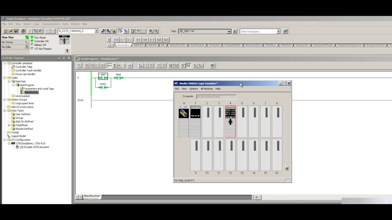 Introduction of Studio 5000 Logix Emulate