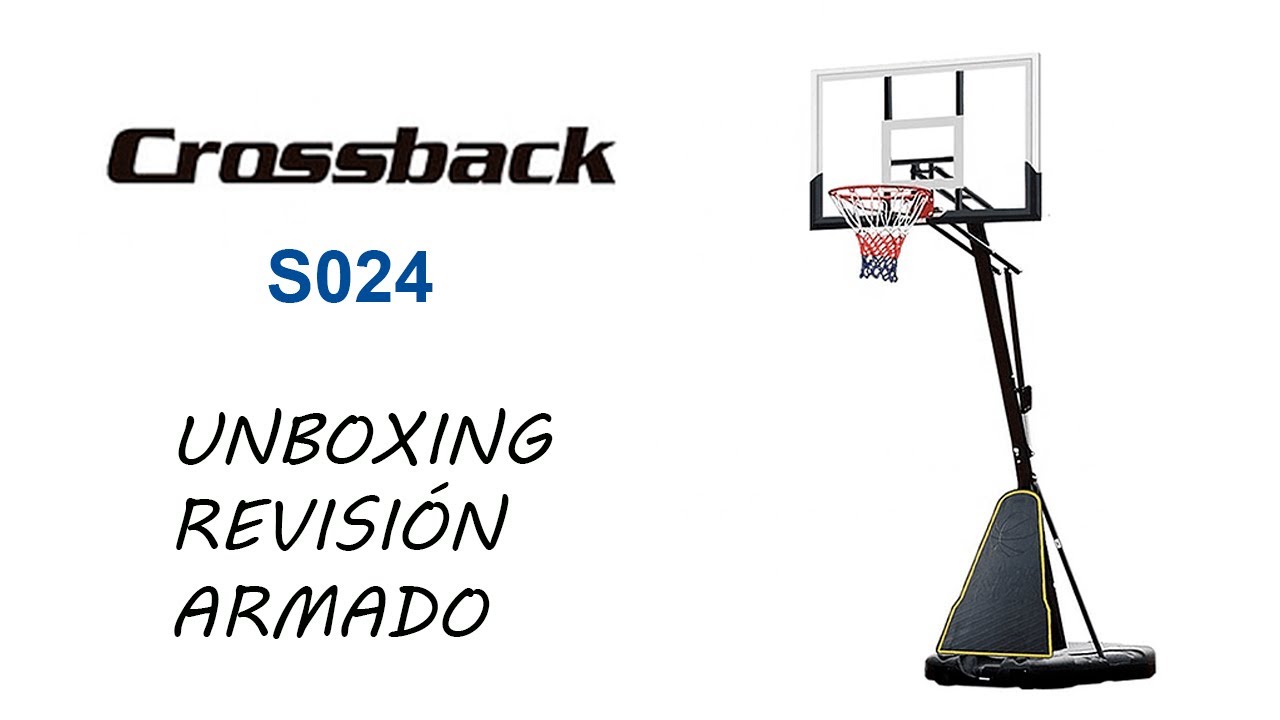 Aro Basket portatil Crossback S024 - Unboxing,  revisión, armado + REGALO ARO NARANJA FREE!!