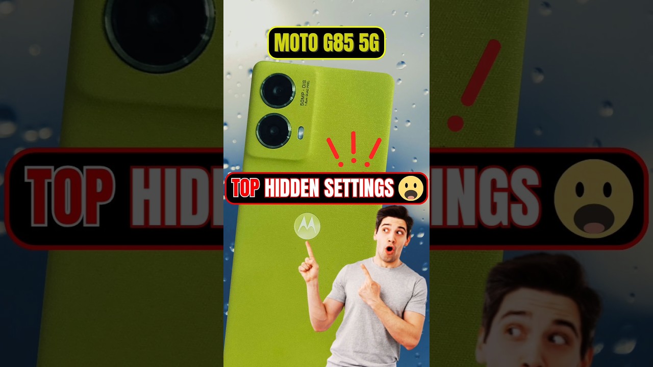 Motorola Moto G85 5G Tips and Tricks: TOP Hidden Features in Motorola #motog85 #motorola #shorts