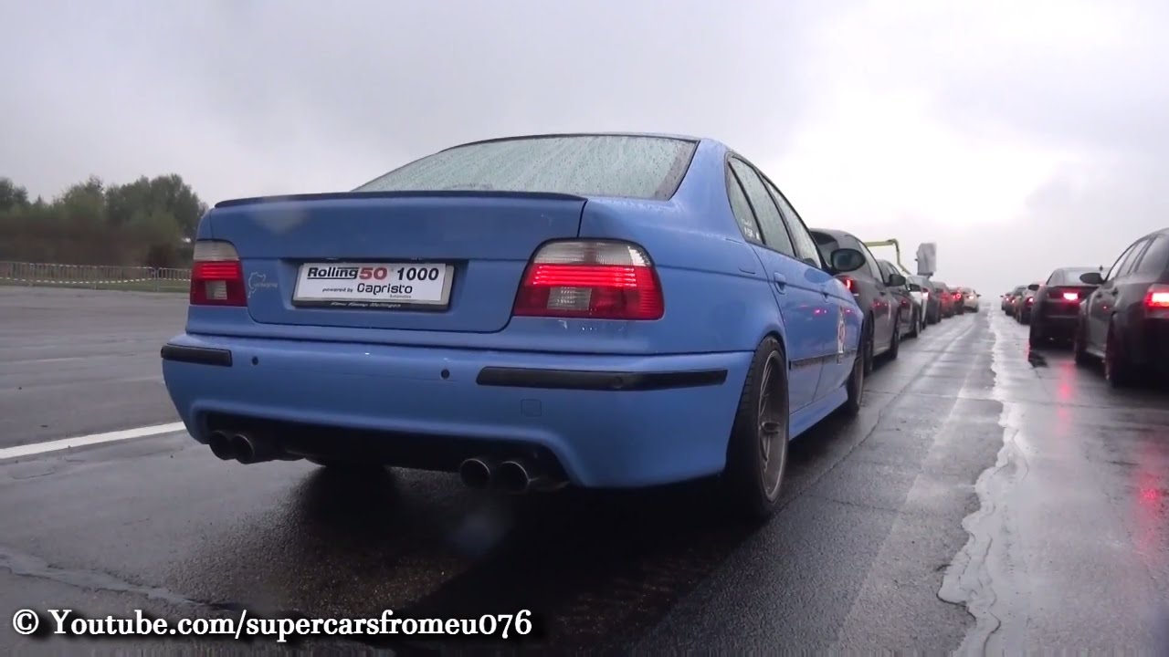BMW M5 E39 V8  w/  Supersprint Magnum Exhaust -  LOUD SOUNDS!!