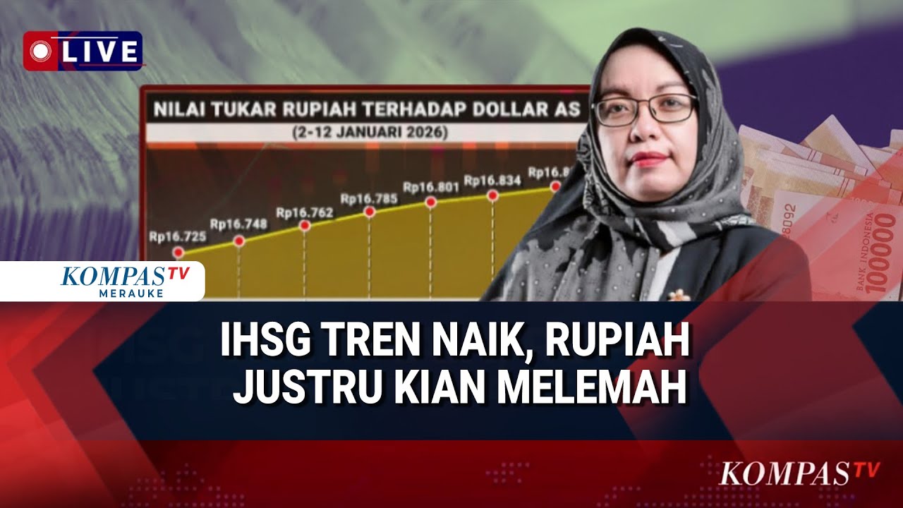 IHSG Tren Naik, Nilai Tukar Rupiah Justru Terus Melemah