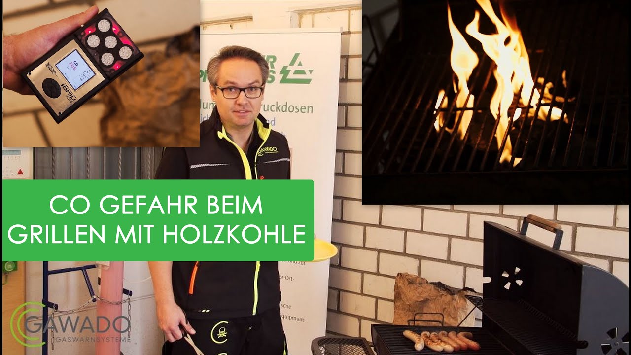 CO Gefahr beim Grillen mit Holzkohle | Vergiftungsgefahr durch Kohlenmonoxid möglich