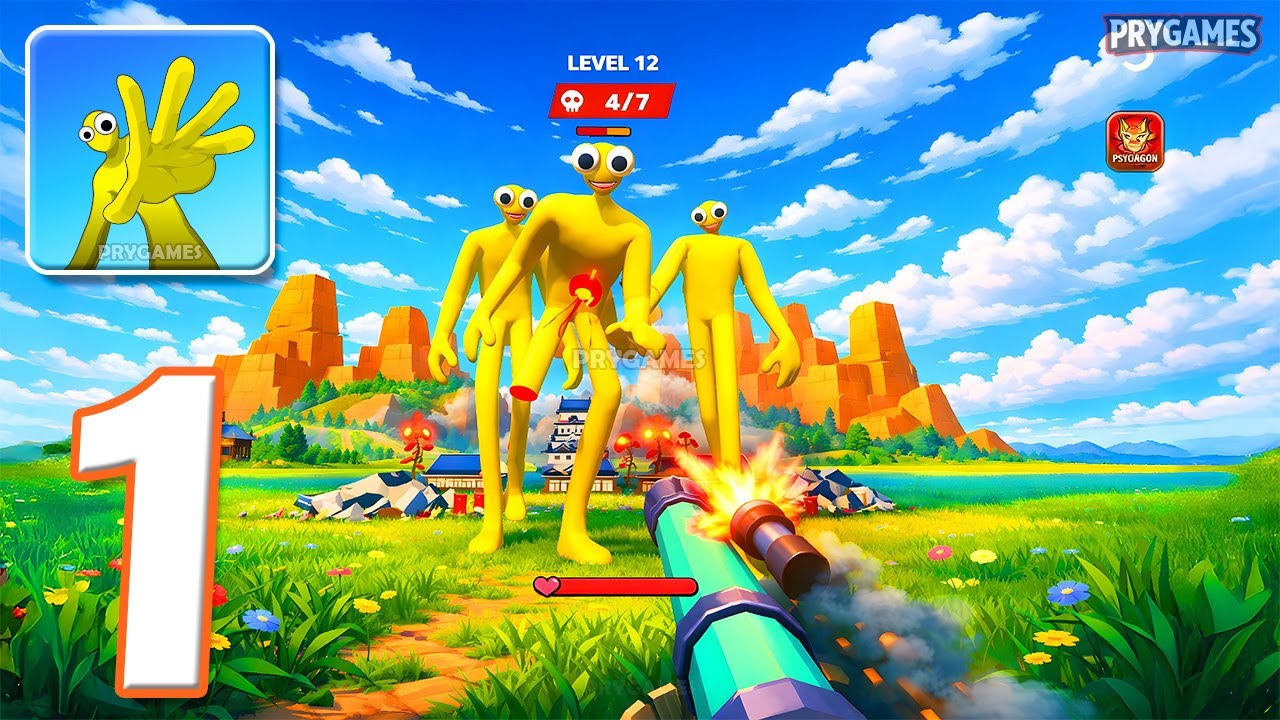 Cannon Them All: Blast Titans! - Прохождение игры, часть 1 - Ragdoll Cannon Blast (Android, iOS)