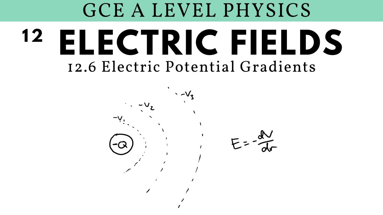 GCE A Level Physics | Electric Potential Gradients (Electric Fields Chapter)