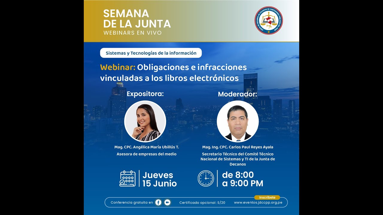 Webinar: Obligaciones e infracciones vinculadas a los libros electrónicos