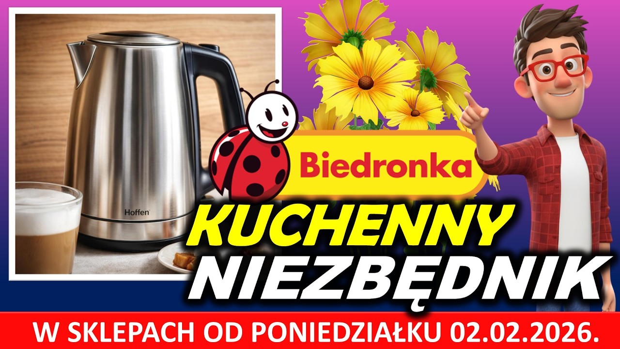 BIEDRONKA | Oferta w Sklepach od Poniedziałku 02.02.2026 | Okazje do Kuchni