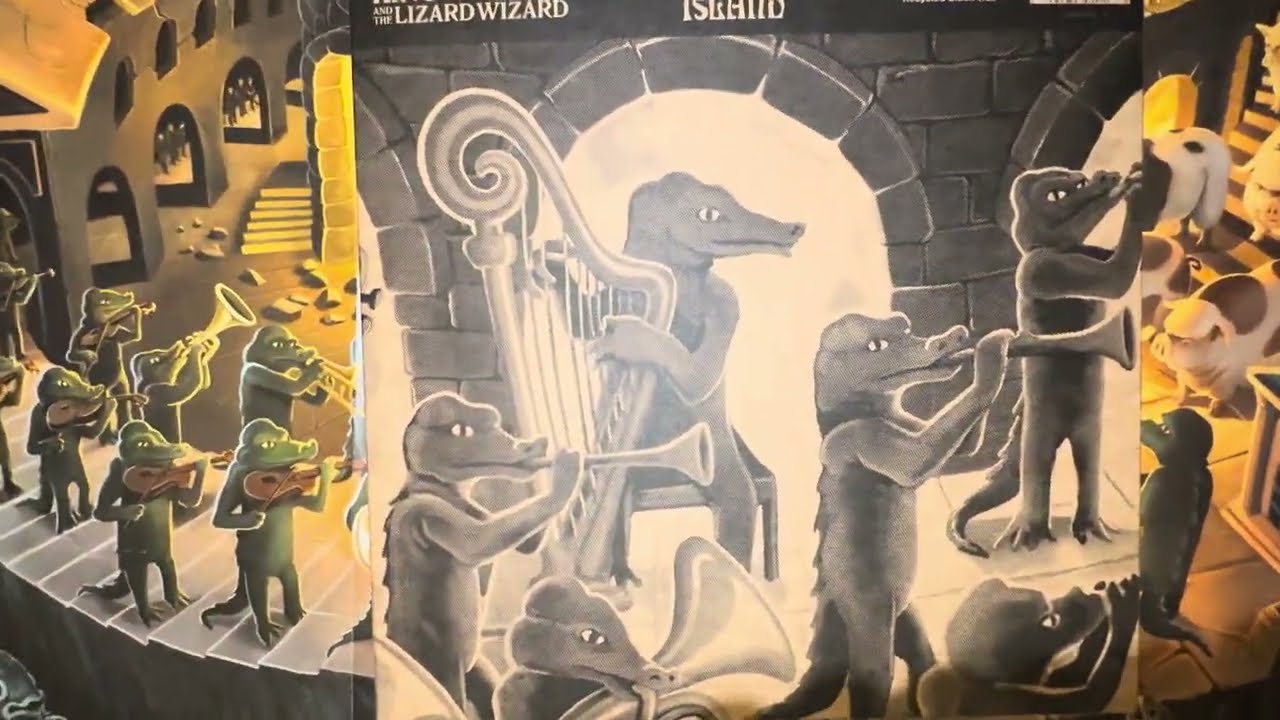 Nostalgiaudio 4K Unboxing King Gizzard & The Lizard Wizard Phantom Island Deluxe Gatefold Edition LP