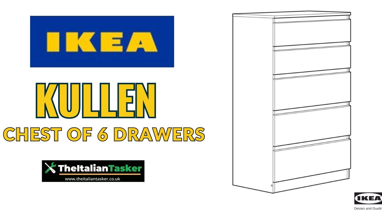 How To Assemble IKEA KULLEN Dresser | Easy Step By Step Build Tutorial