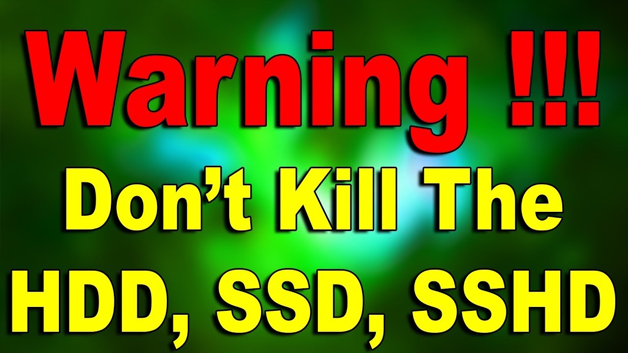 Don't Kill Your HDD, SSD, SSHD | Kshitij Kumar (Hindi)