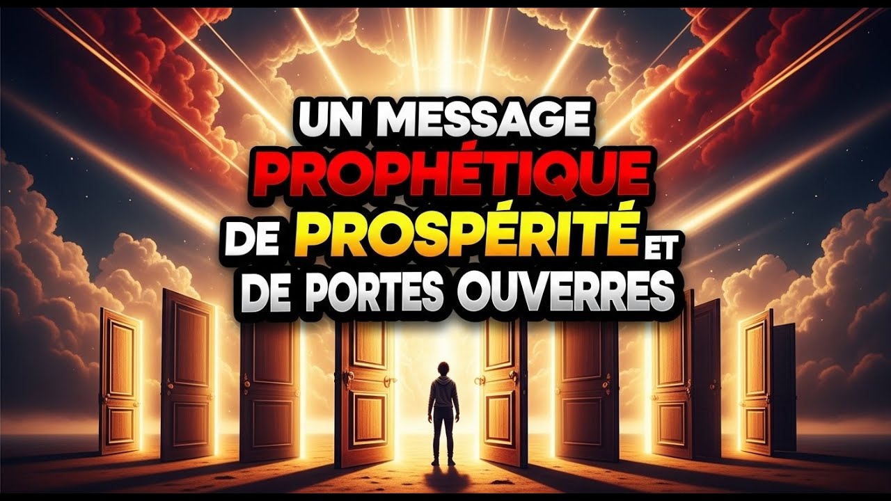 Ce message prophétique annonce prospérité et portes ouvertes pour ta vie aujourd’hui