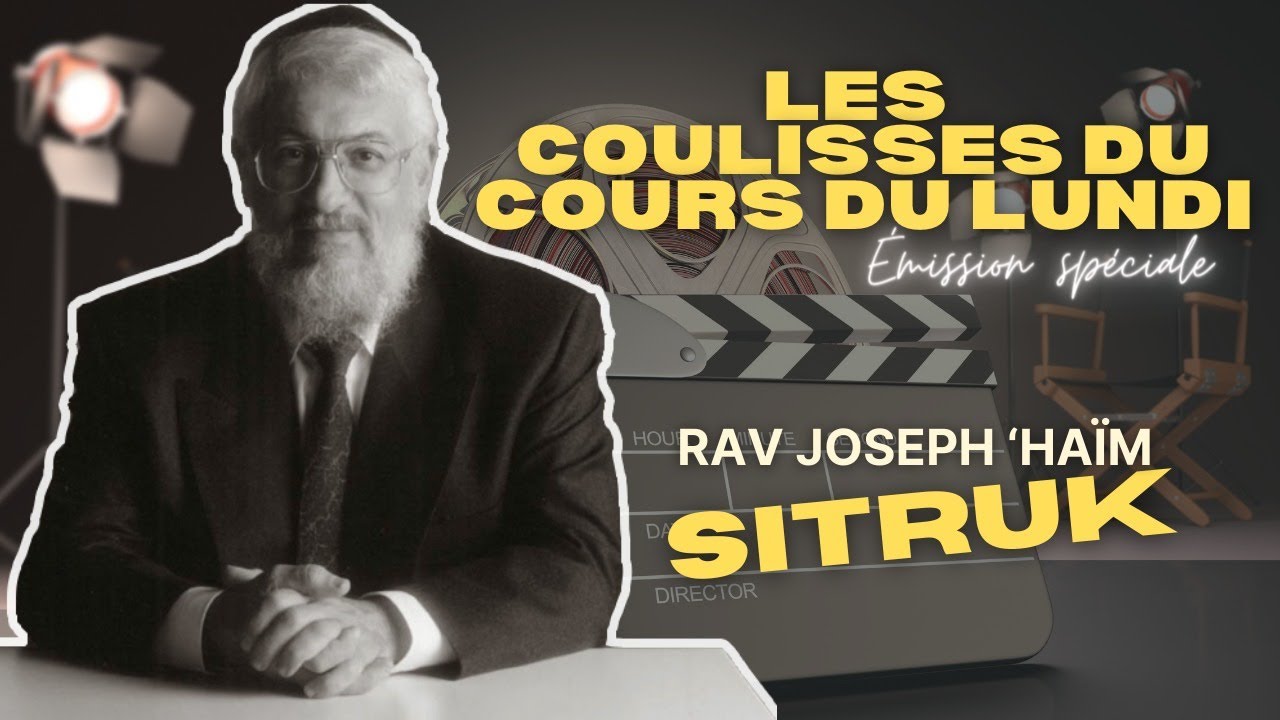 Les Coulisses des « Cours du Lundi » du Grand-Rabbin Sitruk - Émission Spéciale !