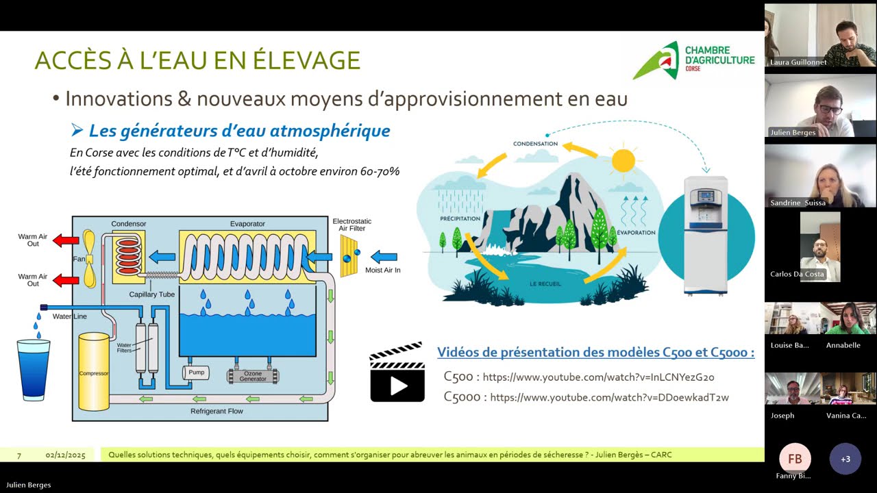 Webinaire de l'innovation  3  abreuver les animaux en période de sécheresse