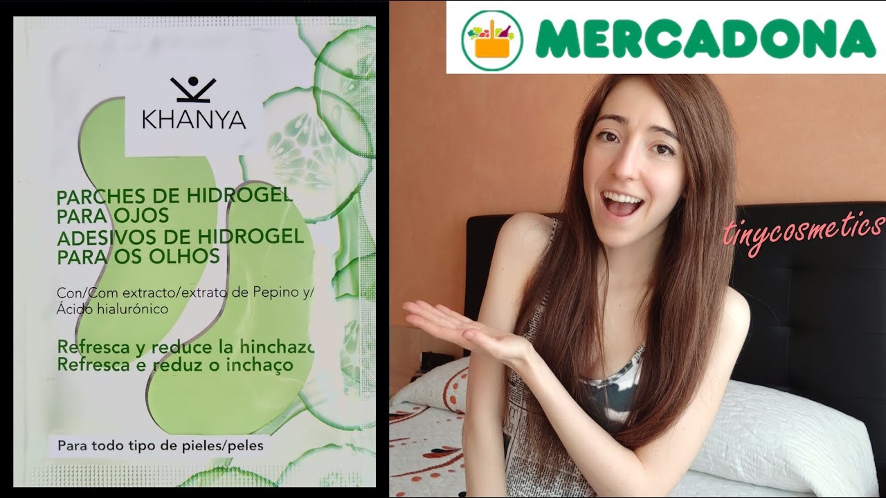 Parches de hidrogel para ojos de Mercadona: extracto de pepino + ácido hialurónico {tinycosmetics}