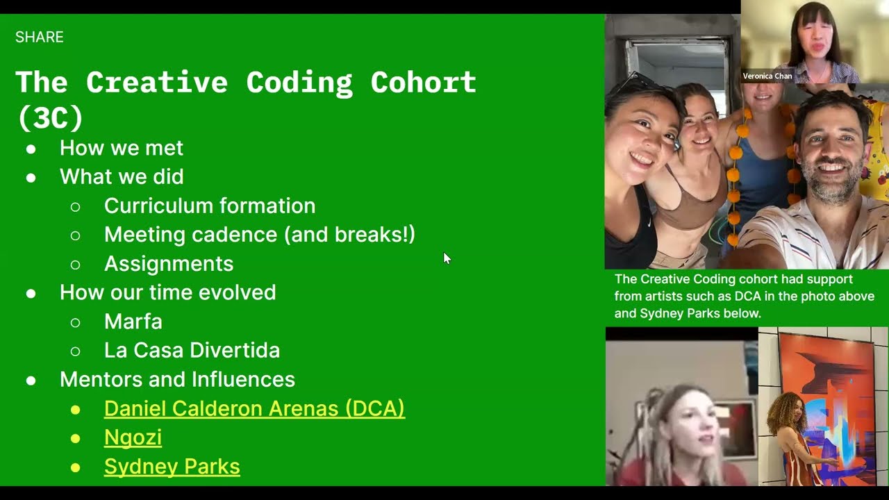 How to Code Generative Art hosted by 3C
