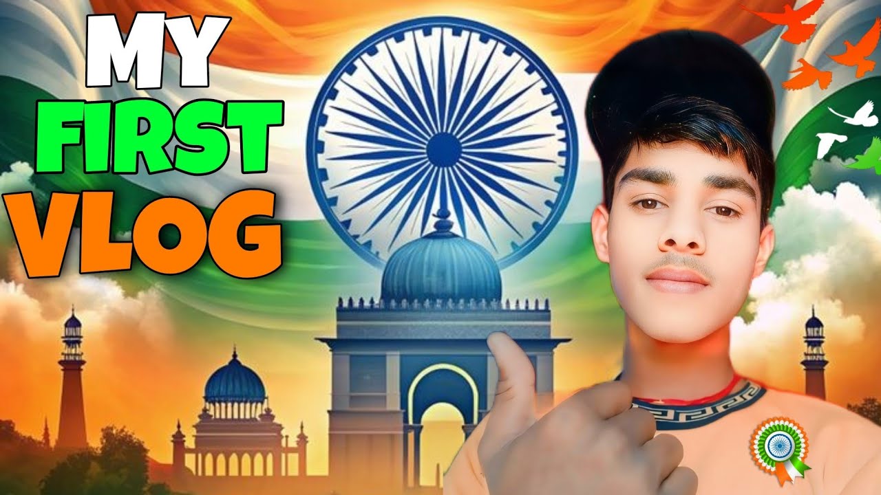 ☺️ My First Vlog || My First Video On YouTube || Karan Vlog 20 vlogs || ❤️ 15 August