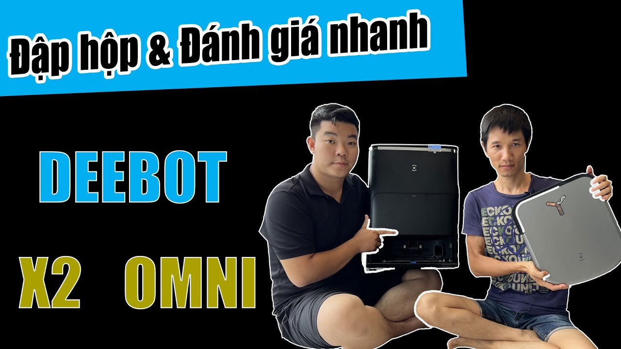 Đập hộp và đánh giá nhanh Ecovacs Deebot X2 Omni 