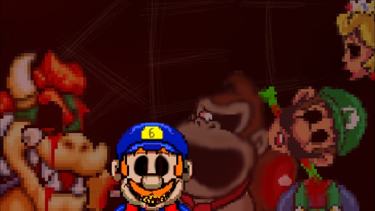 Yo, you wanna see my Mario.exe design? (Blood warning) #marioexe #creepypasta