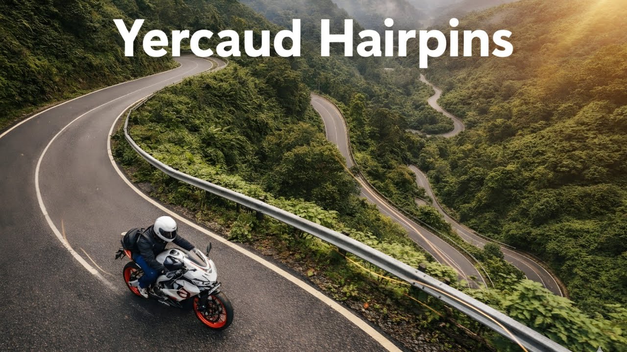 P2 - Hairpin Turns | Yercaud | Aprilia | RawSound [4K]