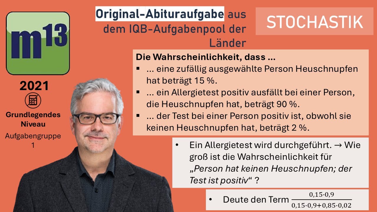 Abitur-Aufgabe: 2021 - STOCHASTIK - OHimi - grundlegendes Niveau - Aufgabengruppe 1