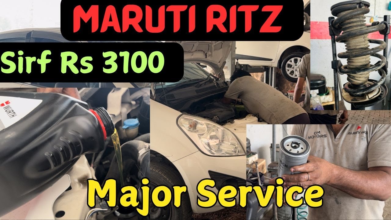 Maruti Ritz Major Service Cost Only Rs 3100