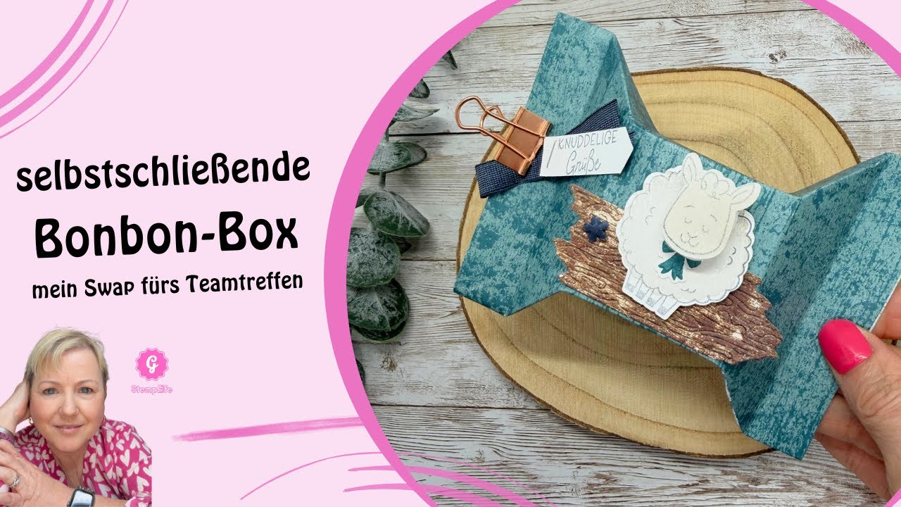Selbstschließende Bonbon-Box | Mein Swap fürs Teamtreffen