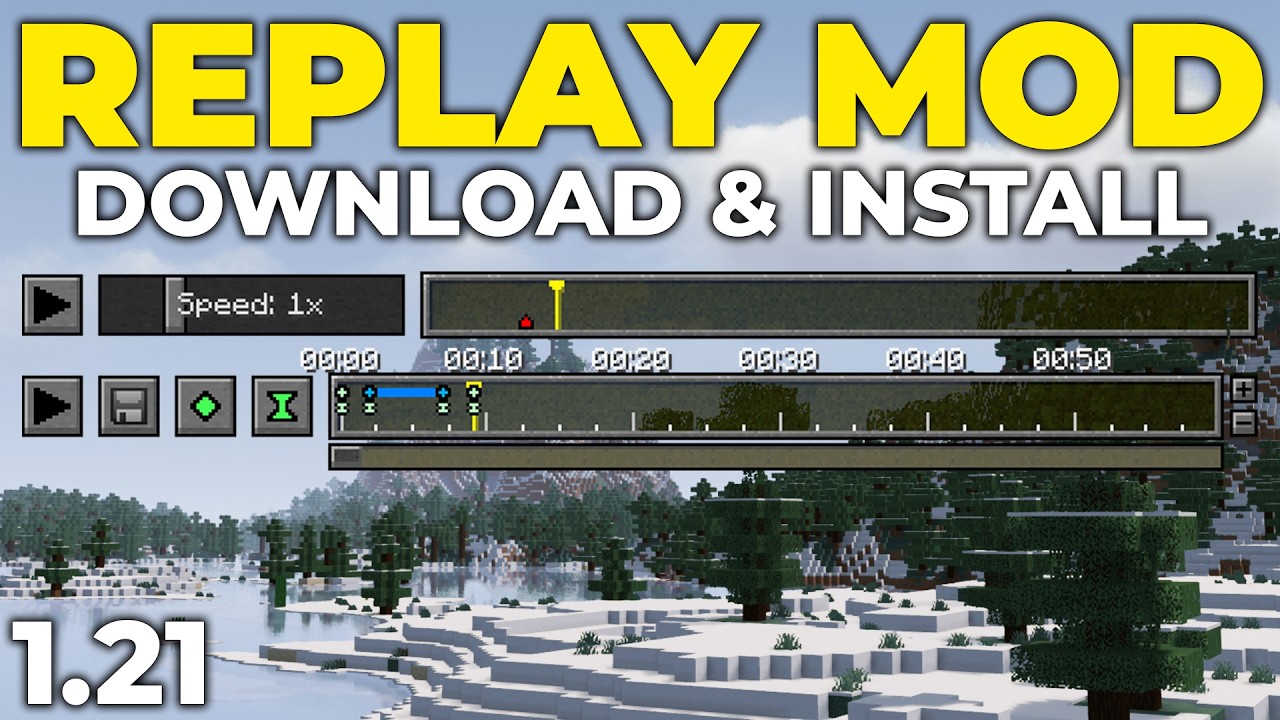 Как скачать и установить мод Replay в Minecraft 1.21