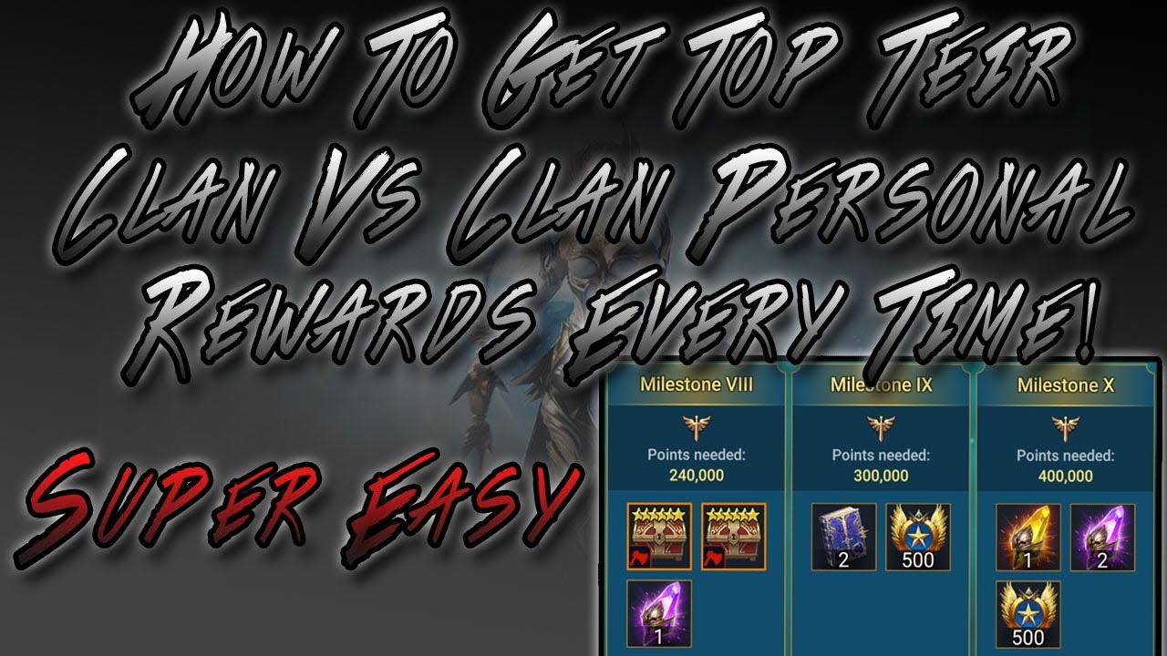 How To Get MAX Personal Rewards For CVC Fast! - Raid: Shadow Legends