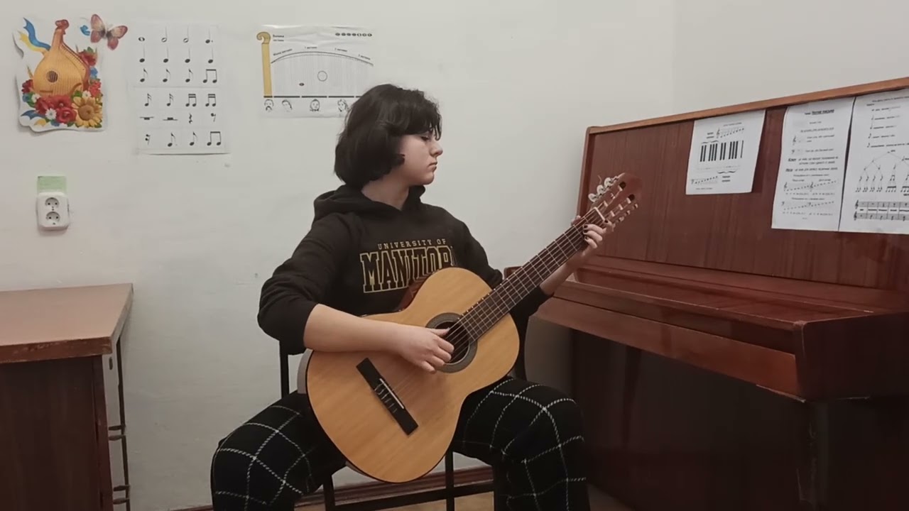 Зацеркляна Марія - англійська народна пісня «Зелені рукава»