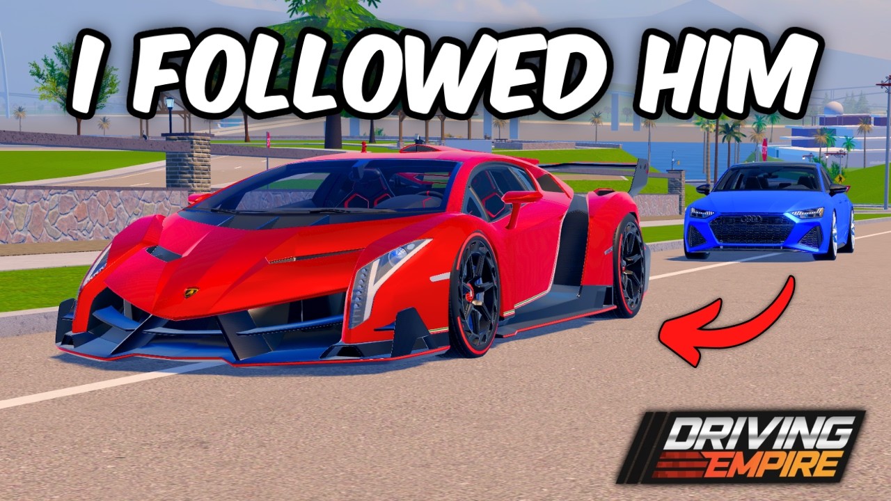 Я выследил Lamborghini до дома и угнал её в Driving Empire