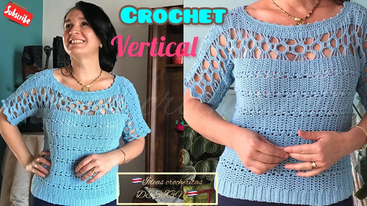 BLUSA TEJIDA A CROCHET 👍