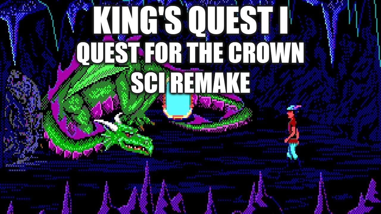 KING'S QUEST I (SCI Remake) Adventure Game Gameplay Walkthrough - No Commentary Playthrough