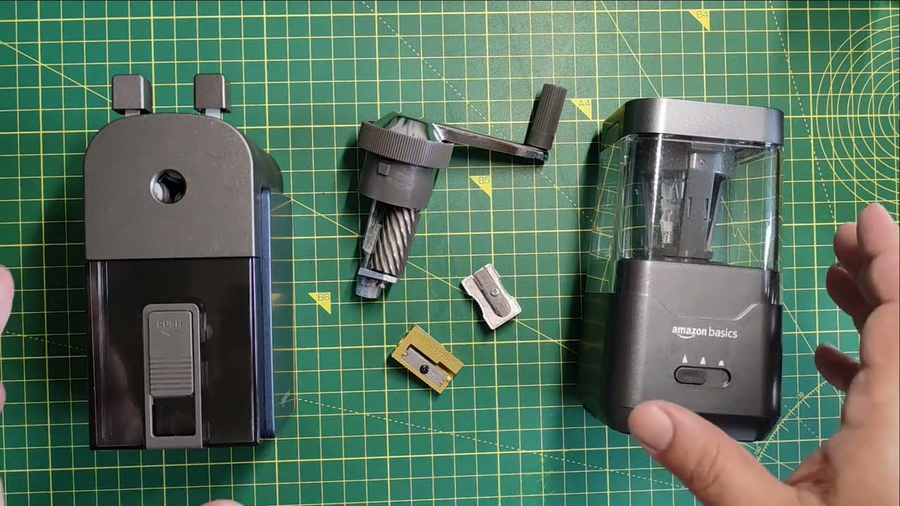 Temperamatite a fresa con lama elicoidale - Amazon Basics