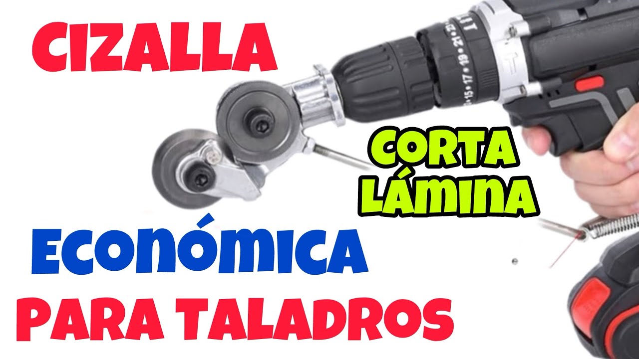 Cizalla p/TALADRO  Para Taladro Corta Lámina