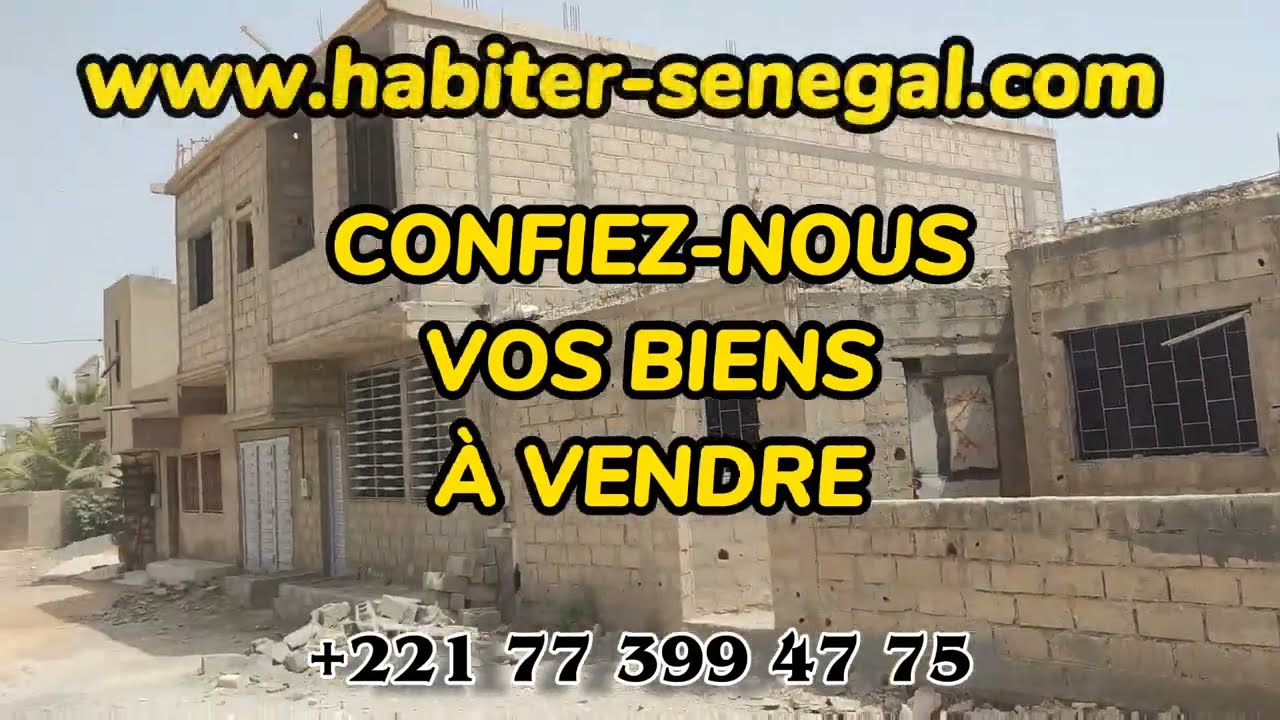 DEUX TERRAINS BIEN PLACÉS À VENDRE À ZAC MBAO ROND POINT SIPRES/ +221773994775