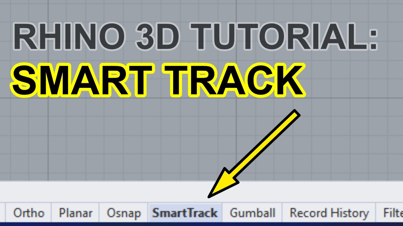 Rhino 3D Tutorial: Smart Track