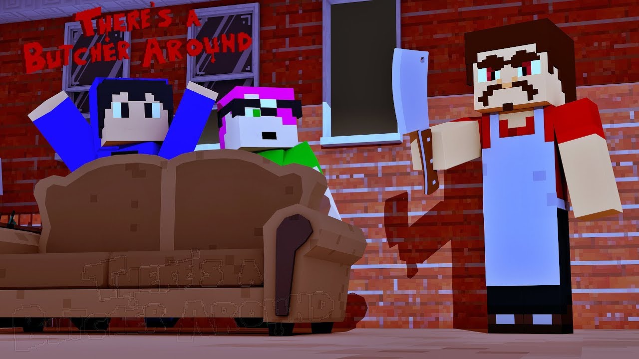 Minecraft: SE ESCONDA DO AÇOUGUEIRO ASSASSINO! *nova série?*