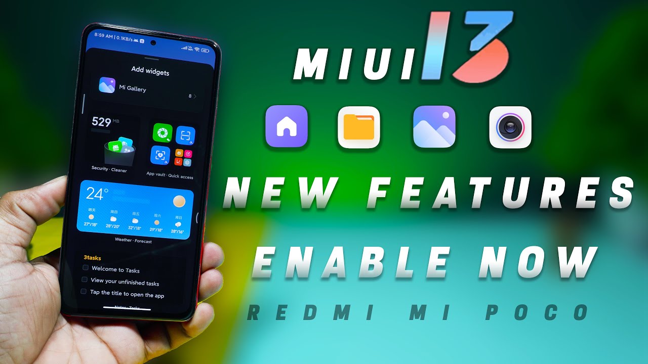 Enable MIUI 13 Features on MIUI Devices | MIUI 13 System Apps : Camera, System Launcher, Galley 🔥 🔥