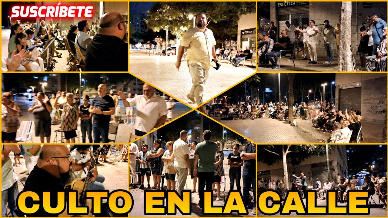 CULTO EN LA CALLE | Evangelizando en el Barrio de San Roque | Iglesia Badalona