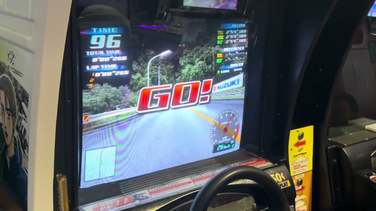 [D3] Initial D Version 3/ 頭文字D3 SONE (BNR34) - MYOGI CW WET 2'54”115 @Arcade_Replay 