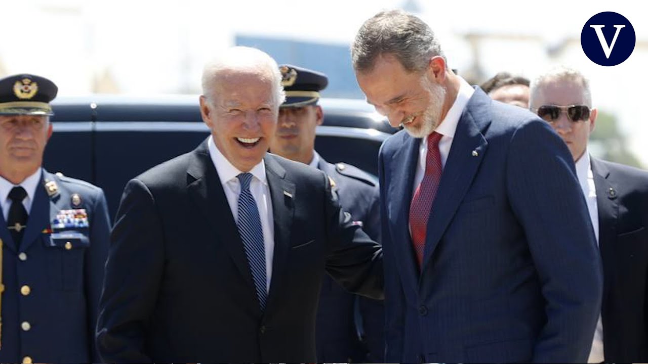 Así ha sido la llegada de Biden a Madrid para asistir a la cumbre de la OTAN