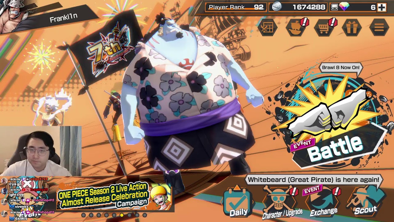 🔴Getting My Free Ex Today!! Chill LB Grind [One Piece Bounty Rush]