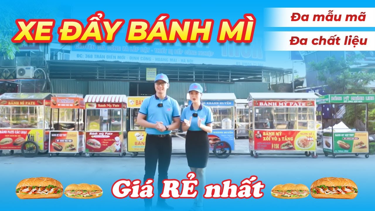 Xe Bánh Mì Giá Rẻ Tận Xưởng | Giảm 500K Khi Cọc Trước
