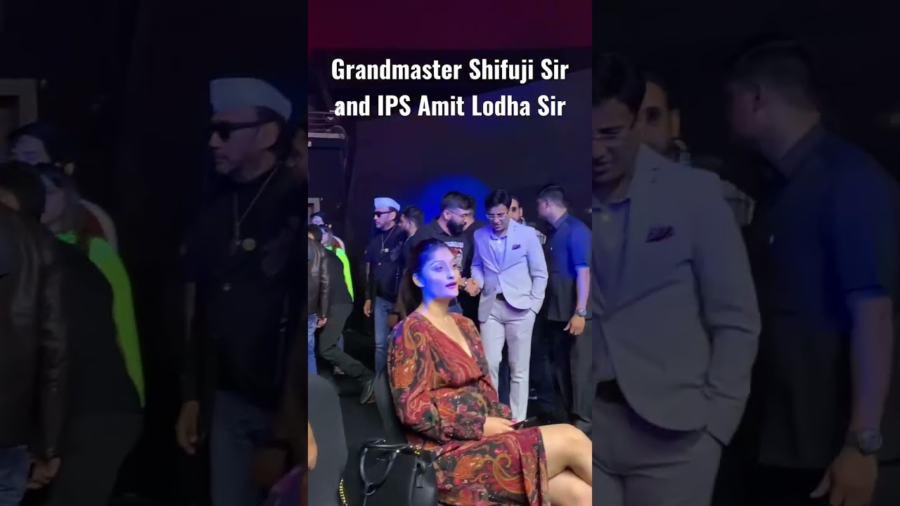 #IPS Amit Lodha Sir & Grandmaster Shifuji Shaurya Bhardwaj Sir. #UFC #shifuji #mastershifuji #mma