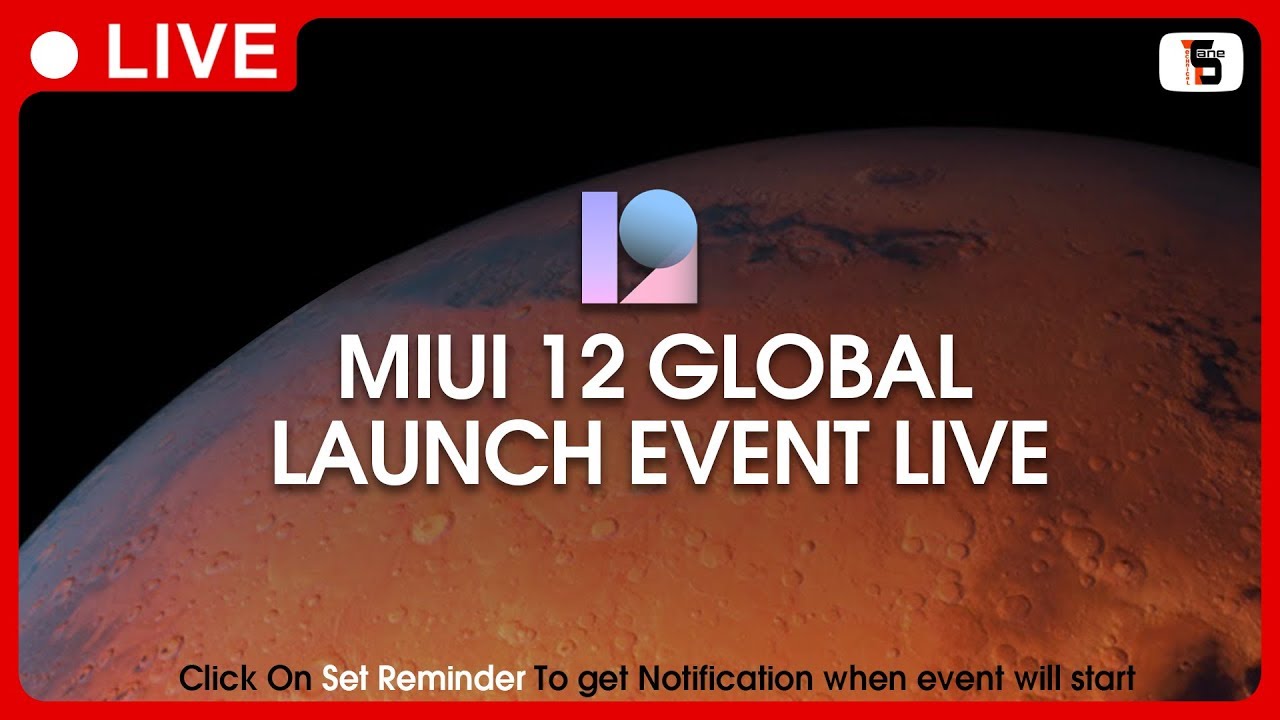 MIUI 12 Global Launch Event Live | MIUI 12 India Launch Event