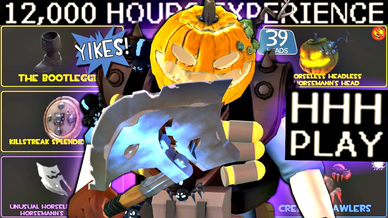 12000+ Hour Gamer Plays Headless Horsemann🔸TF2 Gameplay