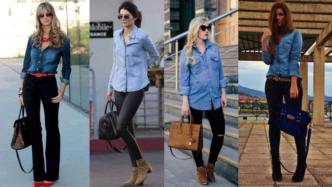 Blusas de mezclilla 2023 &ndash; Outfits para mujeres | Ideas de moda y estilo | Tendencias de moda